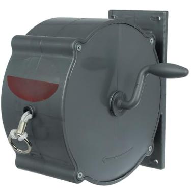 Imagem de Varal de Parede Recolhível com Ganchos, Varal Retrátil para Organização de Roupas(Grafite)