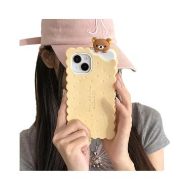 Imagem de Capa De Telefone De Silicone Macio Para iPhone Design De Biscoito Sand