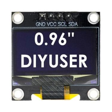Imagem de Módulo De Display OLED Branco Azul Amarelo De 0,96 Polegadas 128X64 I2