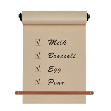 Imagem de Rolo de papel de açougueiro marrom - Dispensador de rolo de papel de 30 metros para decoração de parede, obras de arte, listas de tarefas e ideal para ideias