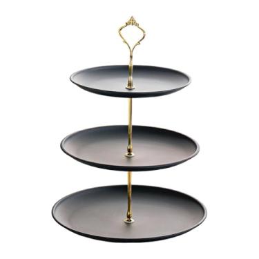 Imagem de Generic Suporte para Bolo, Prato para Bolo, Presentes, Suporte de Vários Andares para Alimentos, Mesa de Buffet, Mesa de Sobremesas, Expositor para Doces, Style C