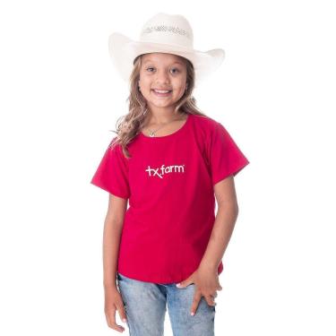 Imagem de CAMISETA FEMININA JUVENIL TEXAS FARM - CTF006 - ROSA MAGENTA-Masculino