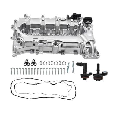 Imagem de Tampa de válvula de motor de alumínio 25204723 compatível com Chevy Malibu Trax Cruze 2016-2022 adequada para Buick Encore 2016-2022 Substituição para 98MC22G 74314ZFMP