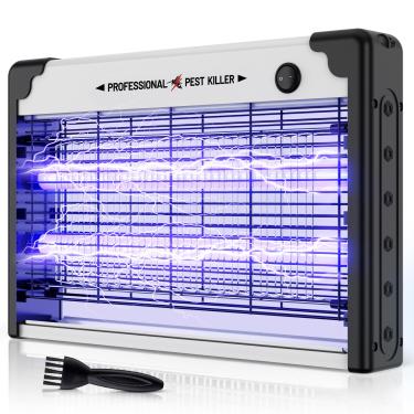 Imagem de Zapper de insetos interno, armadilha para moscas internas, raspador de mosquitos, zapper de mosca, zappers de insetos de LED, pátio externo repelente de mosquitos, zapper eletrônico para moscas