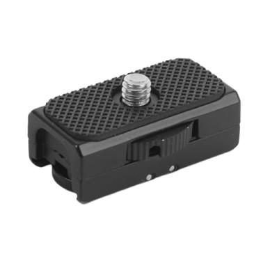 Imagem de Fabater Suporte de Liberação Rápida para Action 5 Pro Adaptador Antiderrapante para X4 X3 X2 Interface Dobrável Com Parafuso de 1/4 Polegada Preto