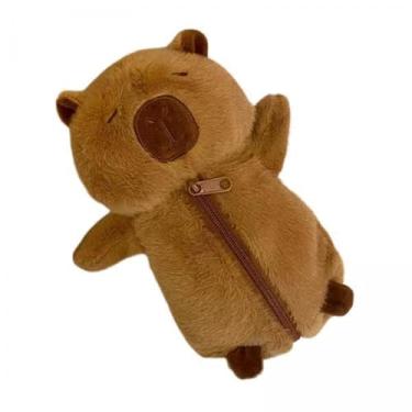 Imagem de AFXGUSD 2x Estojo de Pelúcia para Lápis, Bolsa Organizadora de Papelaria, Estojo de Maquiagem, Estojo de Lápis em Formato de, Caixa de Lápis