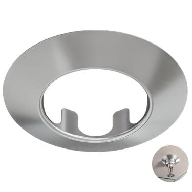 Imagem de Saia de escudo Fire Sprinkler, saia curta com pingente de escudo cromada, funciona com copo estilo padrão 401, copo curto e copo de 2 peças retrofit, saia para irrigação de fogo