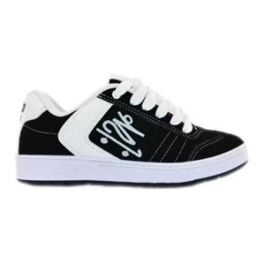 Imagem de Tênis Qix Chorão Lado B Preto E Branco-Unissex