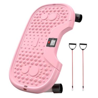 Imagem de Steppers para Exercício em Casa,Exercitador de Pernas com Torção e Faixa de Resistência,Equipamento de Treino Rock - Para Homens, Mulheres e Idosos - Abdominais, Tronco, Parte e Inferior do Corpo -