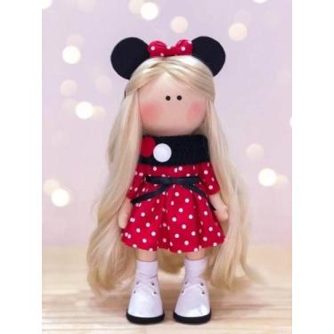 Imagem de Boneca minnie - Marias de Pano, Castanho escuro