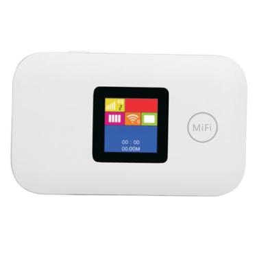 Imagem de Ymiko Hotspot WiFi 4G LTE Portátil Com Slot SIM, Roteador de Internet Móvel para Uso Em Carro de Acampamento Em Viagens, Suporta 10 Dispositivos, Bateria de 2100mAh, Funciona na Europa Ásia