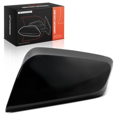 Imagem de A-Premium Tampa do espelho retrovisor do lado do motorista - compatível com Chevrolet Impala 2014-2020 - Preto liso