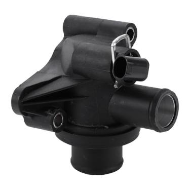 Imagem de A ABSOPRO Termostato de carro No.1662030175 Conjunto de carcaça do termostato do refrigerante do motor para Mercedes-Benz A190 A160 1.6L 1.9L 2000-2004 Plástico Preto Durável