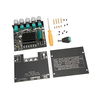 Imagem de Akozon Módulo Amplificador de Potência Digital 50W * 2 100W Subwoofer de 2.1 Canais - Som Aprimorado Com 5.0, Frequências Ajustáveis ​​e Múltiplas Proteções