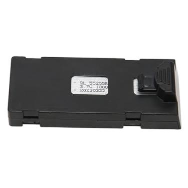 Imagem de Akozon Bateria de Lítio para Drone, Bateria de Lítio 3,7V 1800mAh, Substituição Recarregável para E88 E88Pro E99 P1 P5 E525 RC Quadcopter Drone Com Cabo de Carregamento USB