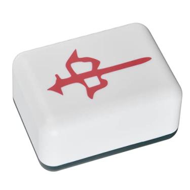 Imagem de Cryfokt Lâmpada de Mesa Mahjong Luz Noturna Recarregável por USB Com 4 Contas de LED, Luz Suave para Quarto de Casa, Bateria de 6 Horas (Hongzhong)