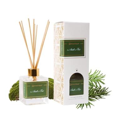 Imagem de Aromatique Conjunto difusor de palheta The Smell of Tree – Fragrância doméstica perfumada de outono com pinho, folha de cedro, bálsamo de abeto, folha de louro, cravo, musgo – Frasco decorativo e