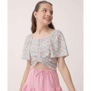 Imagem de Blusa Juvenil Ciganinha Marisa Tam 10 a 16-25185, Branco, 12