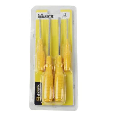 Imagem de KIT FERRAMENTA 4PCS METAL/PLASTICO