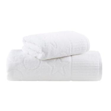 Imagem de Buddemeyer, Jogo Toalhas Banho Buddemeyer 2p Zodiaco Branco 1011