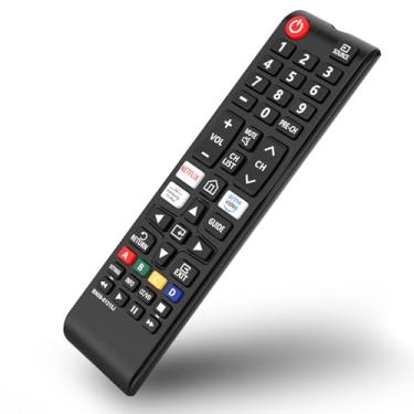 Imagem de Controle remoto universal para controle remoto de TV Samsung, substituição para todas as TVs Samsung Smart TV LED QLED UHD LCD HDTV moldura curva 4K 8K série 3D Smart TV