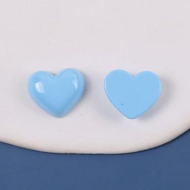 Imagem de 20 peças de adesivos de coração de acrílico vermelho, para capas de celular, álbuns de fotos, bolsas, chapéus, roupas, presentes, acessórios decorativos para o dia dos namorados, fabricação de joias