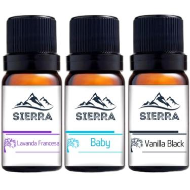 Imagem de Essência para Difusor Elétrico Lavanda Francesa Baby e Vanilla Black Umidificador Aromatizador hidrossolúvel Aromaterapia 10ml