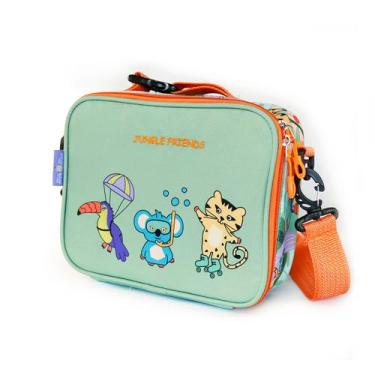Imagem de Lancheira Térmica Escolar Infantil Unissex Jungle Friends Milk&Moo, Mu