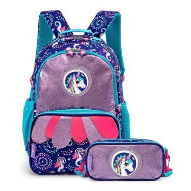 Imagem de Conjunto Mochila Infantil e Pochete Multifuncional Ayris Milk&Moo, Mul