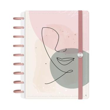 Imagem de Caderno Iscool Disc Inteligente 140 Folhas Face Linear Rosa M+