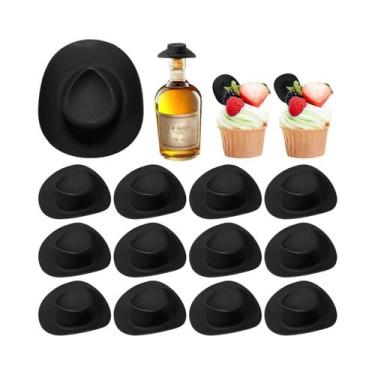 Imagem de Chapéu De Cowboy Marrom Mini Chapéus Para Bonecas 30 Peças Decoração D