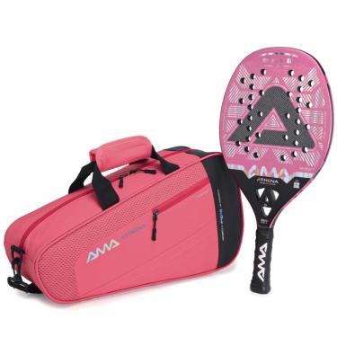 Imagem de Raquete de Beach Tennis Ama Sport Athena Pink