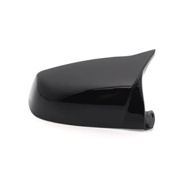 Imagem de Capa de espelho retrovisor lateral de fibra de carbono para carro, substituição compatível com BMW 5 6 7 Série F01 F02 F03 F04 F06 F07 F10 F11 F12 F13(1pc Right Side Black)