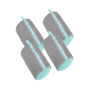 Imagem de Saco De Lavagem Para Tênis Com Zíper E Pelúcia Rica Para Máquina De La