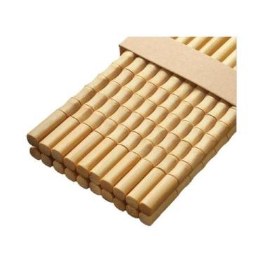 Imagem de Conjunto De Hashis De Bambu Chinês Antiderrapante, Sem Cera E À Prova 