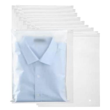 Imagem de Belit Sacos de embalagem de camisas resistentes para produtos de embalagem, 50 peças de saco plástico resselável de 30,5 x 40,6 cm para saia, camisetas, toalhas
