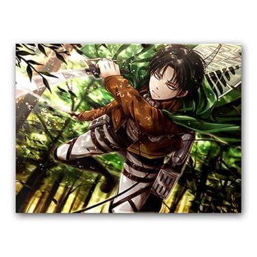 Imagem de Pôster Attack on Titan Anime Art 30x40cm Papel 30g