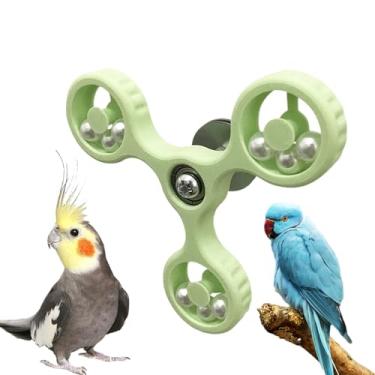Imagem de Brinquedos para Pássaros | Moinho De Giratório Divertido - Acessórios para Aves | Para Periquitos Aratingas e Agapórnis Alívio do Tédio Enriquecimento Ambiental