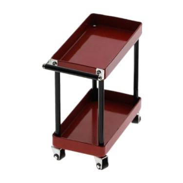 Imagem de simhoa Carrinho de Ferramentas RC - Miniatura Criativa de Simulação de Veículos - Acessórios para Oficina Mecânica, Vermelho