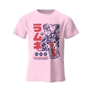 Imagem de Camiseta De Algodão Com Personagem De Anime Para Homens, Gola Redonda 
