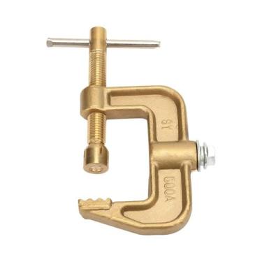 Imagem de Grampo De Terra Em Latão 500A Em Forma De G Para Máquina De Solda, Fer