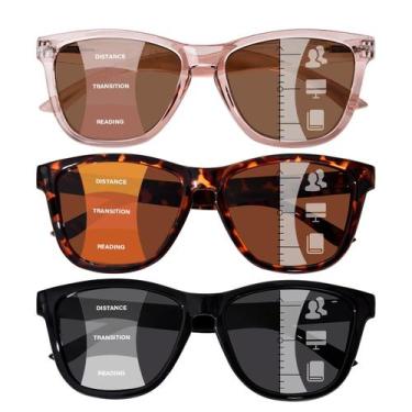 Imagem de Óculos de sol de leitura progressiva ZESAKER UV400 para mulheres/homen