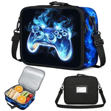 Imagem de ZHIMEBYE Lancheira para meninos para escola - Lancheira infantil para meninos e meninas