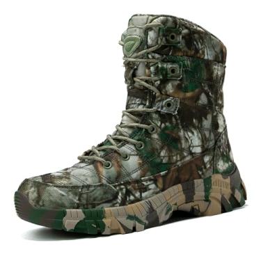 Imagem de Botas de caminhada masculinas com cadarço, botas de selva para neve masculinas, Verde, 37