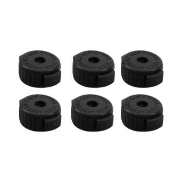 Imagem de Tampas De Remoção Rápida Para Parafusos De Chimbal De Bateria, 6 Peças