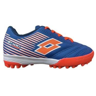 Imagem de Chuteira Society Infantil Lotto 10702 Stadio Camp B700 Marinho-Masculino