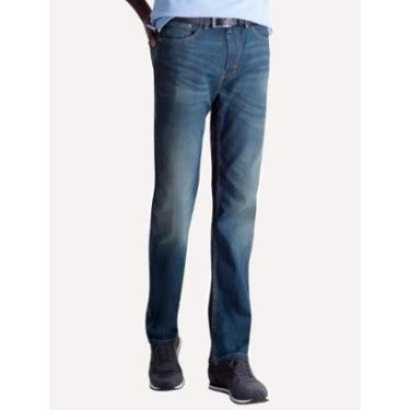 Imagem de Calça Levis Jeans Masculina 505 Regular Stretch Greenish Washed Médio-Masculino