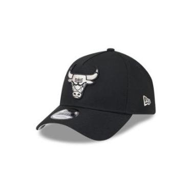 Imagem de BONE NEW ERA 9FORTY A-FRAME SNAPBACK CHICAGO BULLS NBA PRETO-Masculino