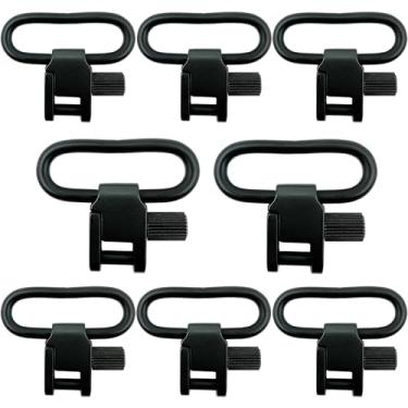 Imagem de GGYOU 8-PCS Sling Swivels 2.5 cm Dois Pontos Grampos de Fixação para Rifle e Espingarda (2.5 cm)