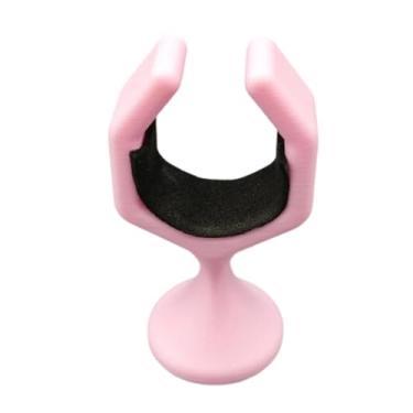 Imagem de KiBcsLic Apoio de mão para taco de bilhar, suporte para taco de bilhar, acessório ergonômico para sinuca, universal e fácil de usar para pontas grandes e, Rosa